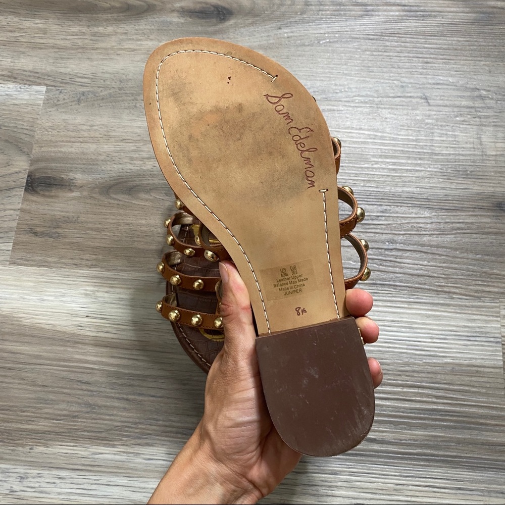 Sam Edelman Studded Juniper Heeled Sandals sz 8.5 - Picture 6 of 13